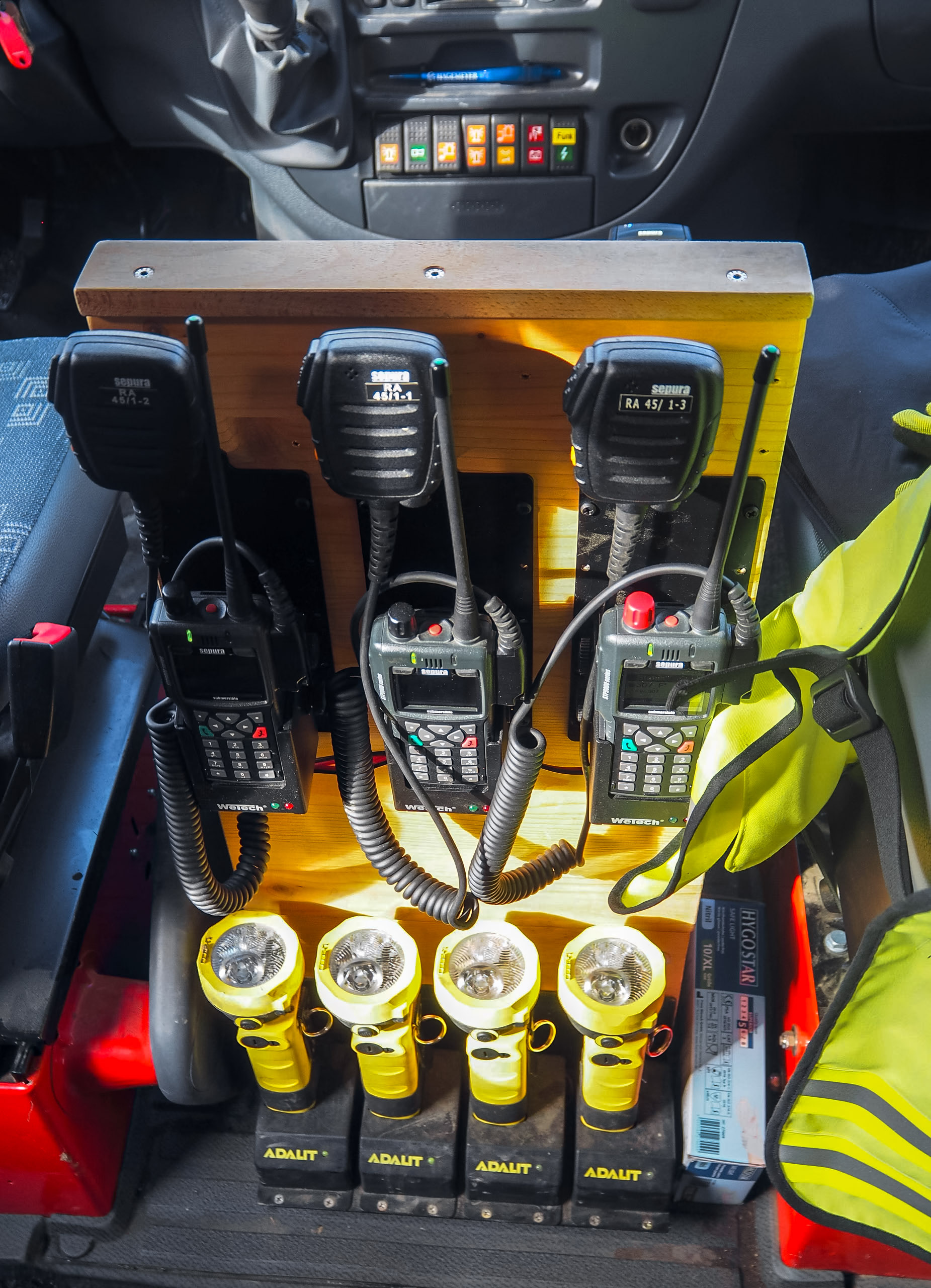  Ausrüstung im Mannschaftsraum